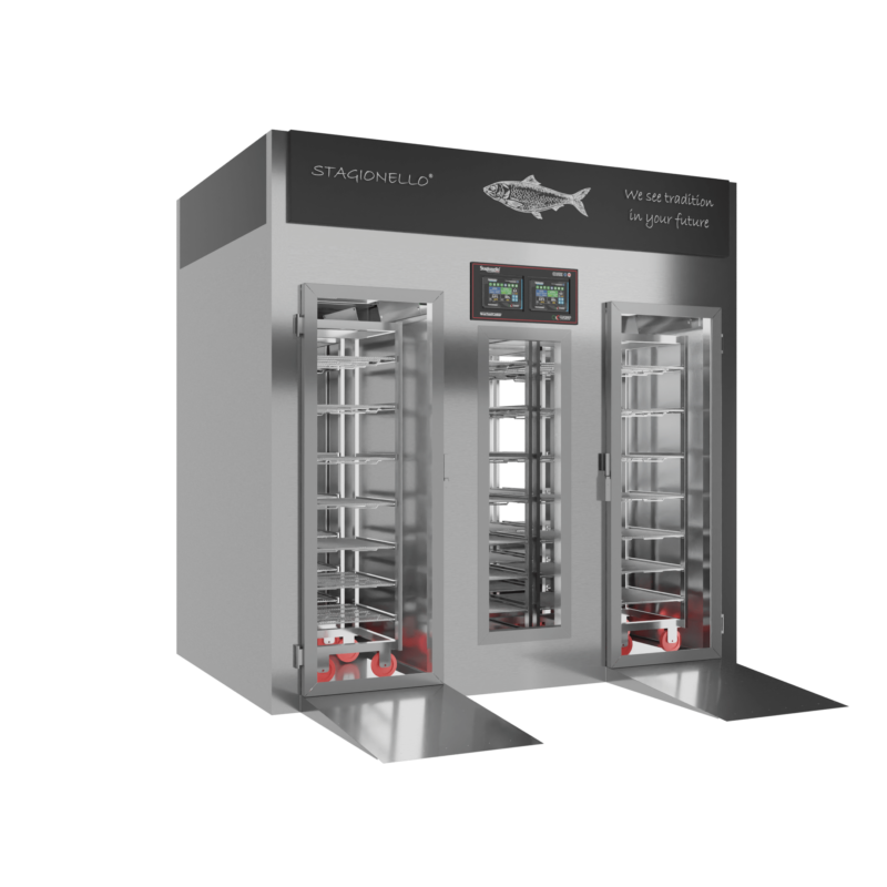 Stagionello® Fish Curing Device 200/600 Kg Walk-in 2 vetri - immagine 3